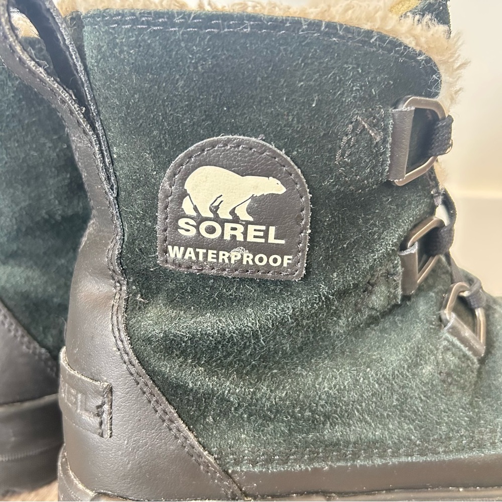 Sorel women’s waterproof leather/suede boots with small heal size 9 - Picture 5 of 9